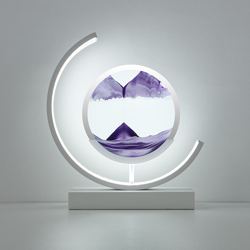 Time Cascade - Hourglass Lamp