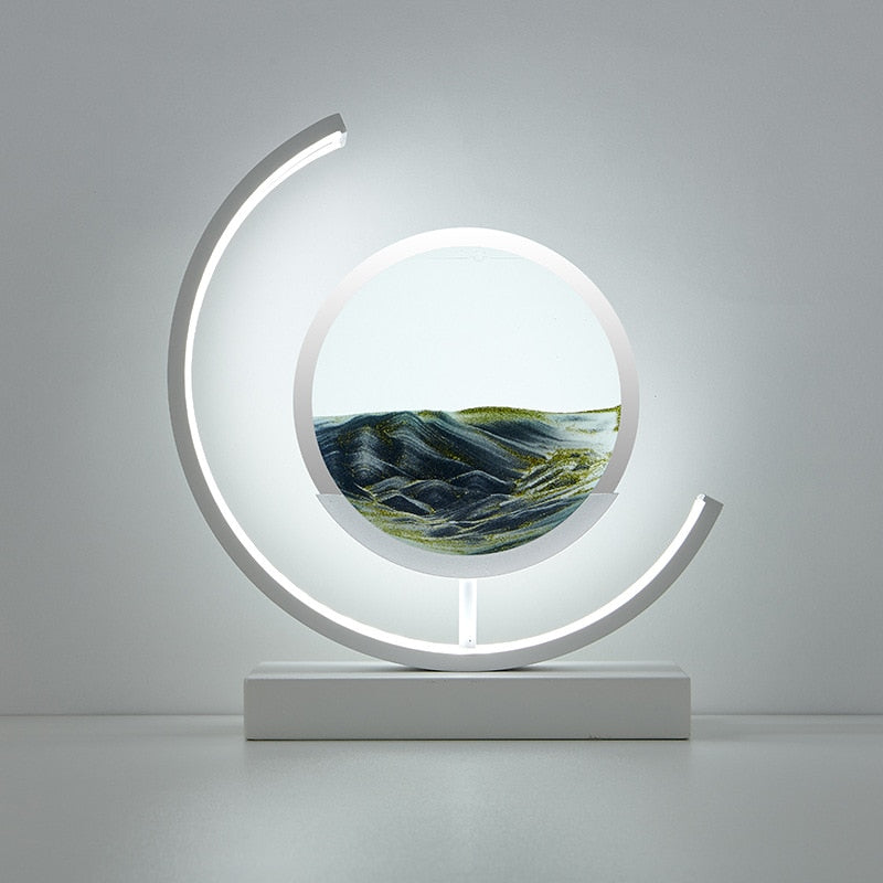 Time Cascade - Hourglass Lamp