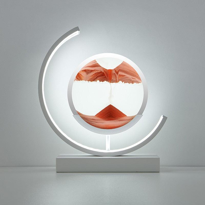 Time Cascade - Hourglass Lamp