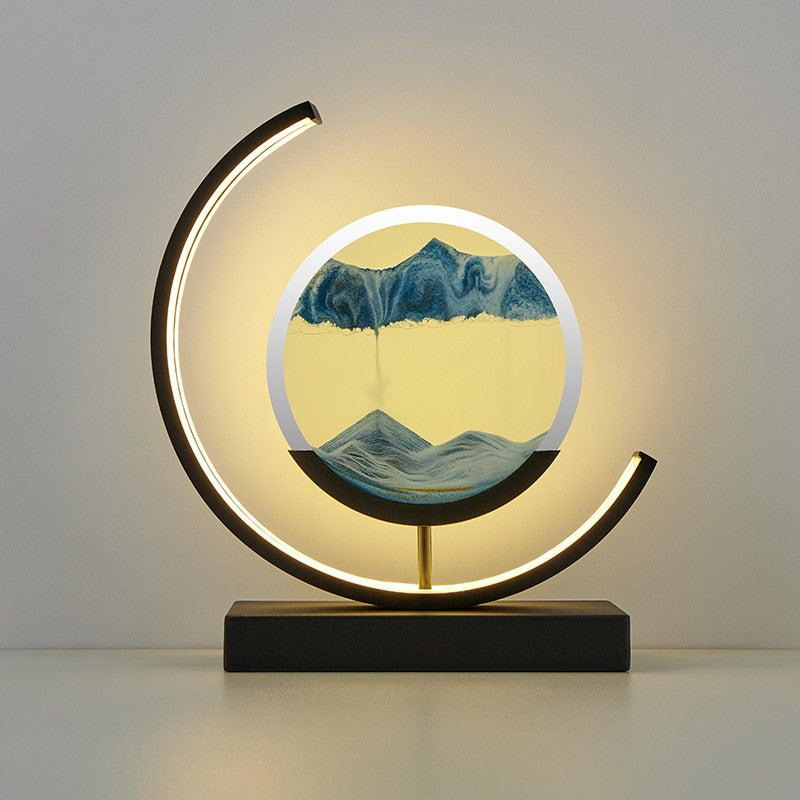 Time Cascade - Hourglass Lamp