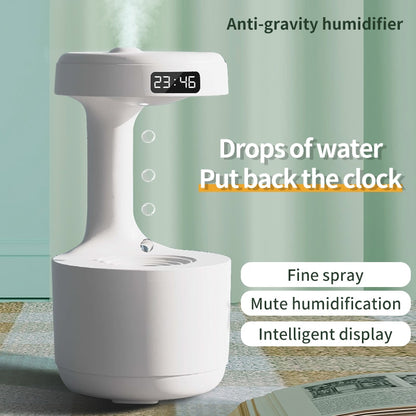 LED Cool Mist Humidifier with Anti Gravity Water Drop