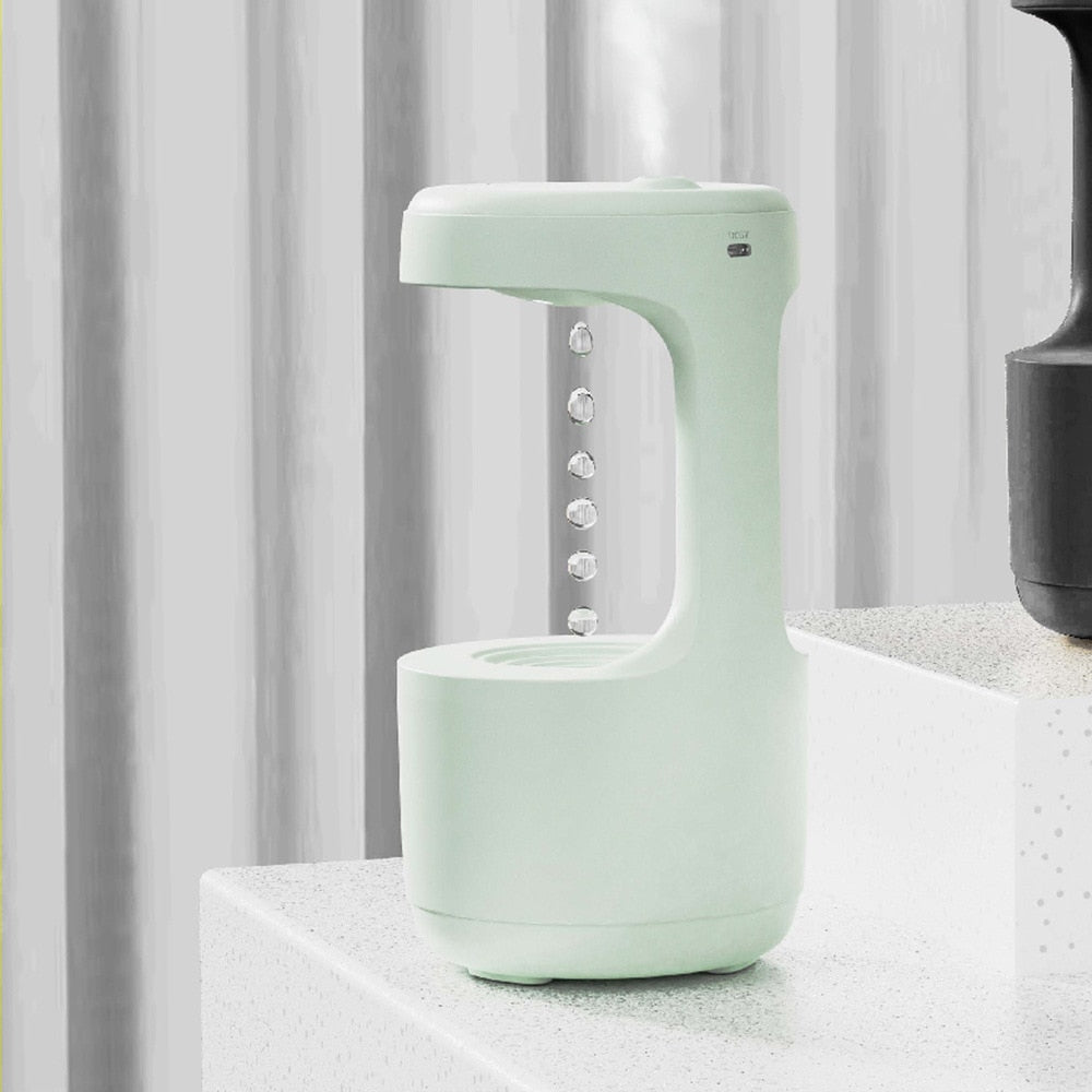 LED Cool Mist Humidifier with Anti Gravity Water Drop