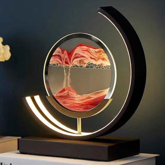 Time Cascade - Hourglass Lamp